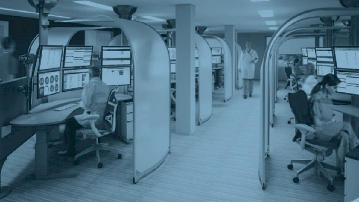 Darstellung eines telemedizinischen Zentrums