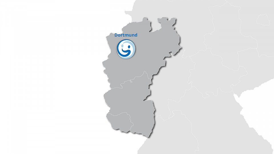 Standortkarte Cluster West